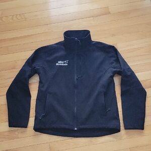 Wild Mountain Black Full‑Zip Fleece Jacket